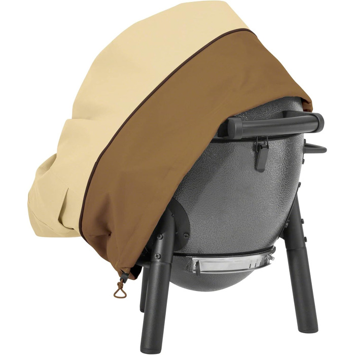 Водовідштовхувальний чохол Classic Accessories Veranda для міні-керамічного гриля Kamado 21 дюйм, захисна накривка для BBQ, для вуличного використання