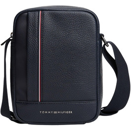 Чоловіча сумка-месенджер Tommy Hilfiger TH Central Mini Reporter Am0am13632, темно-синя (Space Blue)