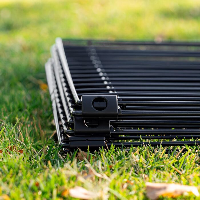 Клітка для собак IRIS OHYAMA 91.4 см - вольєр для собак, вольєр для тварин, клітка для собак, портативна, чорна