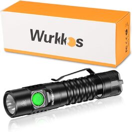 Wurkkos FC11-C LED ліхтар: 1200 люмен, USB-C, 90 CRI, 5000K, магнітний цоколь
