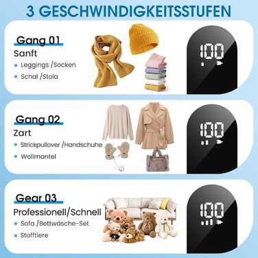 Машинка для видалення катишків NIWOHOM для одягу: 3 швидкості, 6-клинковий ніж, LED-дисплей, для всіх тканин