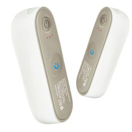 Електричний грієчка для рук та кишень, 10000mAh, 2-в-1, портативний, магнітний, 3 режими нагріву, багаторазовий, для відпочинку на природі, кемпінгу, подарунок для жінок та чоловіків (Стандарт - Білий)