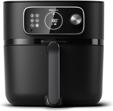 Philips Airfryer Combi 7000 Series XXL - 8.3 l (2 kg), 22-in-1 Airfryer, WiFi Connection, Automatic Cooking Programs, 99% Less Fat with Rapid CombiAir, Recipe App (HD9875/90)