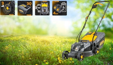 Акумуляторна газонокосарка Powermat 32 см