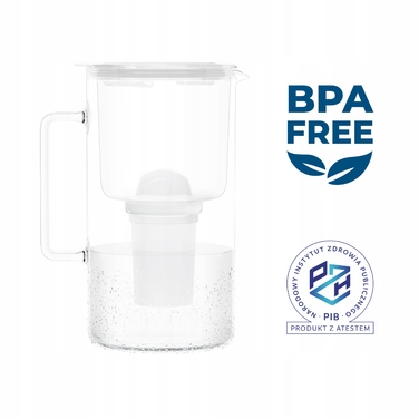 Скляний фільтр-віддін Wessper D4 Borosilicate Mini FF WH з фільтром