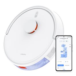 Робот-пилосос Xiaomi S20 з базою самоочищення, потужність всмоктування 10 000 Па, білий