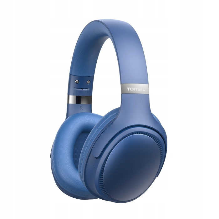 Бездротові навушники TONSIL R35BT (сині), накладні, Bluetooth / SD / FM