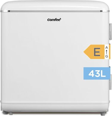 Холодильник Comfee RCD50RE2EURT(E) Retro, 47 л, Mini, червоний, для дому, офісу, готелю, енергоклас E
