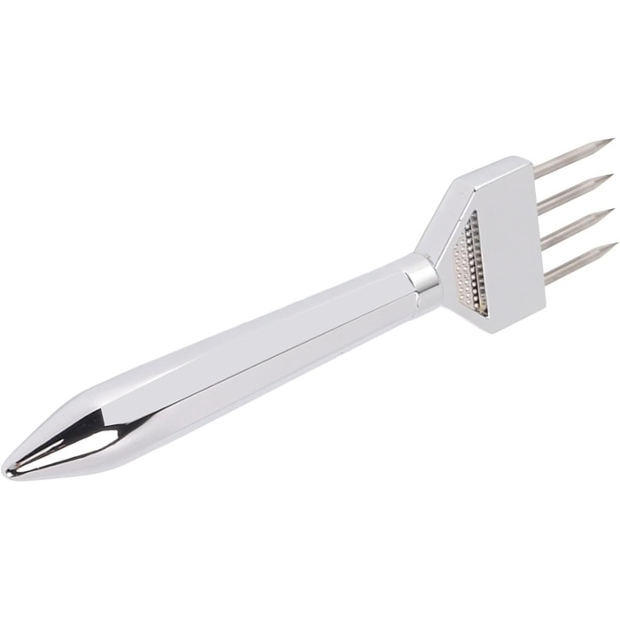 Eishacker, Professional Manual Ice Pick made of Stainless Steel, Ice Pick, Breaker, Ice Pick with Wooden Handle, Bar Ice Chisel for Restaurants, Bartenders, Ice Breaking, Kitchen (Type A)