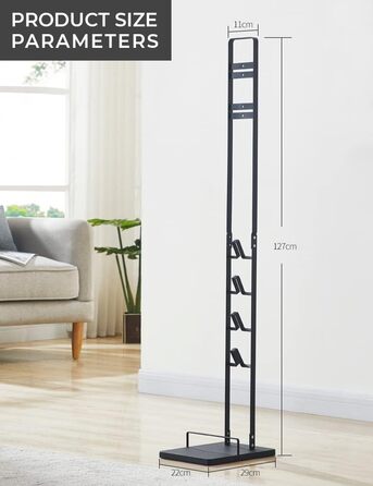 Dyson Vacuum Stand - Compatible with Dyson V15, V12, V11, V10, V8, V7, V6 & DC58, DC59, DC62, DC74 Vacuum Cleaners - Organizer Holder Rack