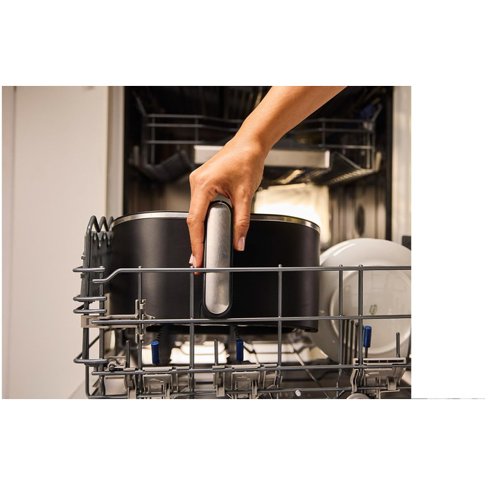 Фритюрниця електрична Braun MultiFry 5 HF5030 6л з технологією RealAir, чорна - Аерофритюрниця без PFAS, сенсорне управління, 1700 Вт