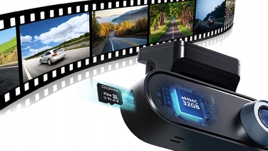 Автомобільний відеореєстратор Ddpai N5 Dual 4K UHD 140° з GPS та карткою пам'яті 128 ГБ