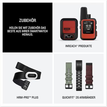 Розумний годинник Garmin Instinct 3 Tactical з AMOLED-дисплеєм: GPS, 80+ спортивних функцій, 24 дні роботи батареї, Health Coach, ліхтарик, сповіщення (50 мм, чорний)