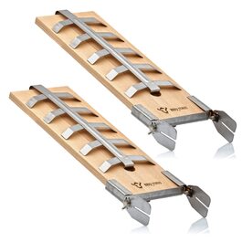 Дошка для гриля та копчення лосося та риби BBQ-Toro з тримачем, бук