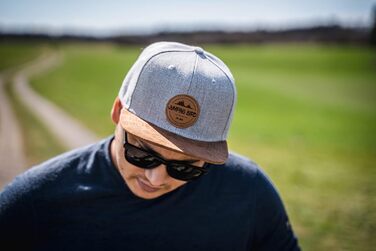 Кепка бейсболка Jumping Bird для чоловіків • Зручна snapback кепка для активного відпочинку • Регульований розмір, легко миється, світло-сіра