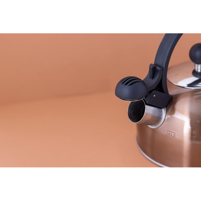 Чайник La Cafetière з нержавіючої сталі, ефект міді, 1.3 л, коричневий