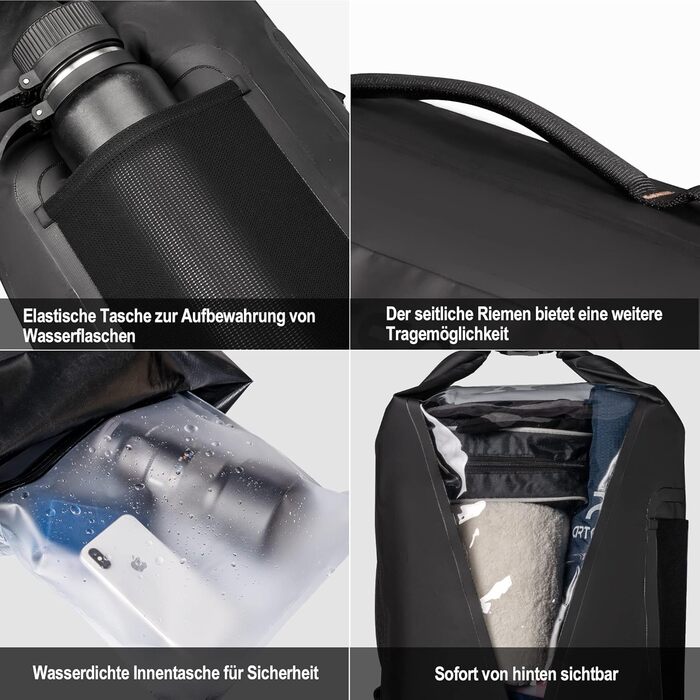 Водонепроникний рюкзак Blackace Arteesol Dry Bag 20/30/40/45 л для каякінгу, каное, кемпінгу, трекінгу, походів, вітрильного спорту та інших водних видів спорту