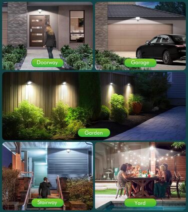 CLY 60W LED Floodlight with Motion Sensor, Remote Control, 5640LM, 6500K Cool White, IP66 Waterproof Outdoor Floodlight with Sensor, 4 Modes, 10 Brightness Levels, Spotlight for Garage, Garden, Yard