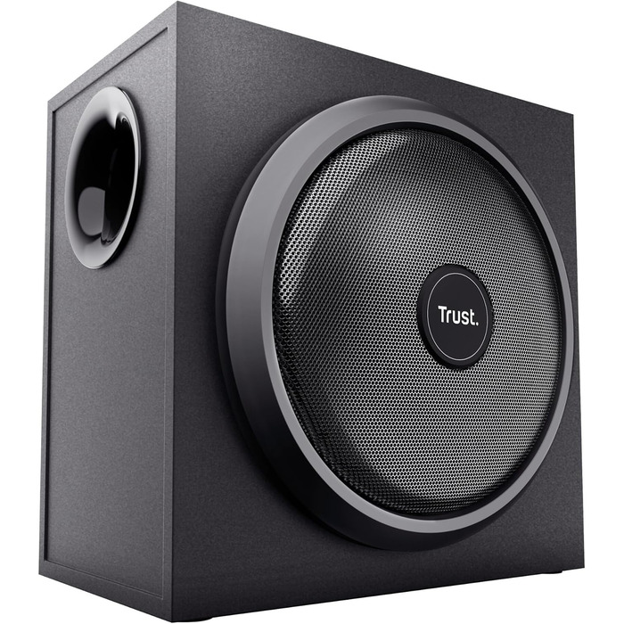 Акустична система Trust Yuri 2.1 для ПК з сабвуфером, 120 Вт, чорний, сучасний дизайн