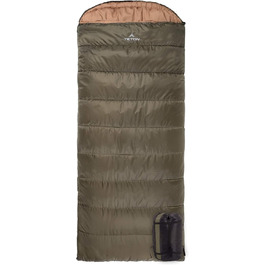 Сплячий мішок TETON Sports Celsius XXL; Великий, для сімейного кемпінгу; Безкоштовний компресійний мішок, чорний (зелений)