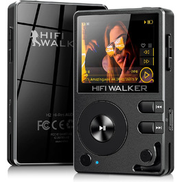 HIFI Walker H2: MP3-плеєр Hi-Res 128GB з Bluetooth 5.2, DSD DAC, підтримкою FLAC та розширенням до 512GB