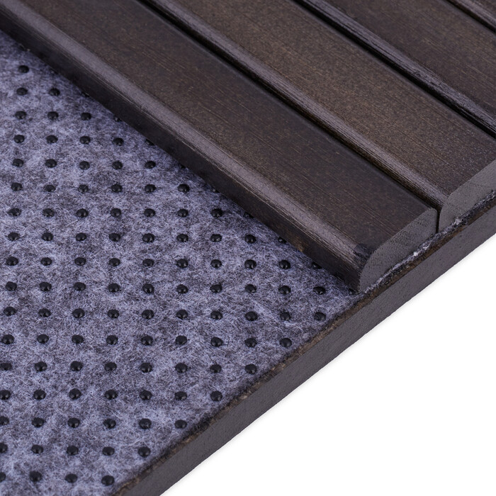 Relaxdays Bamboo Sofa Table - Dark Brown