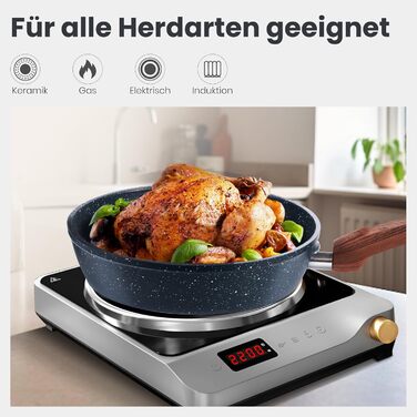 Набір посуду для індукційної плити DishDelight Granit 12 предметів з антипригарним покриттям блакитного кольору (каструлі, сковороди з кришками)