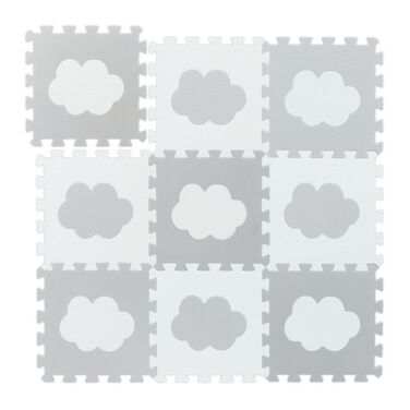Relaxdays 18-piece Puzzle Mat Cloud