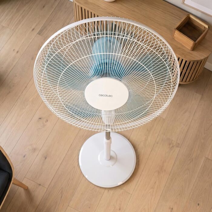 Вентилятор підлоговий Cecotec EnergySilence 515 WindLite Pro 56W, 40 см, 3 швидкості, чорний