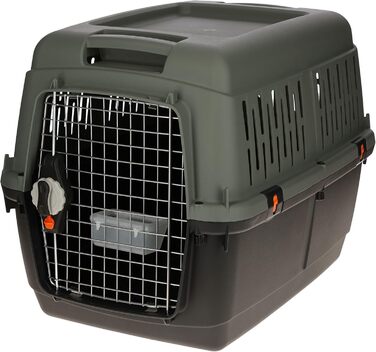 KERBL Eco Transport Box - Recycled Plastic Pet Carrier - 70x50x51.5cm