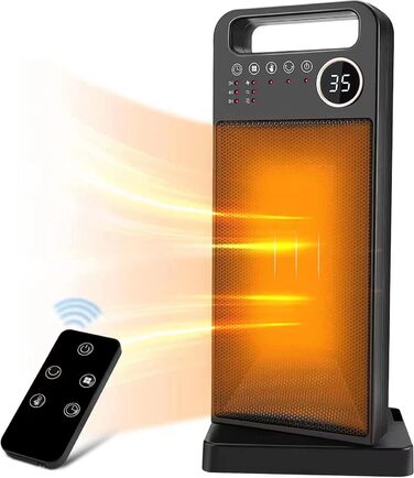Керамічний обігрівач Miavogo 2000W: Енергозбереження, тиха робота, 3 режими, таймер, захист від перегріву. Підходить для офісу, вітальні, спальні, ванної кімнати