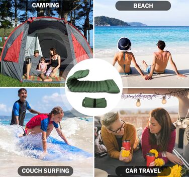 Каремат туристичний самонадувний Isomatte, Ultraleicht, з подушкою, для кемпінгу, трекінгу, відпочинку на природі та подорожей