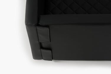 Автоматичне ліжко для собак у машину Velinda, 55x100 см, чорний колір