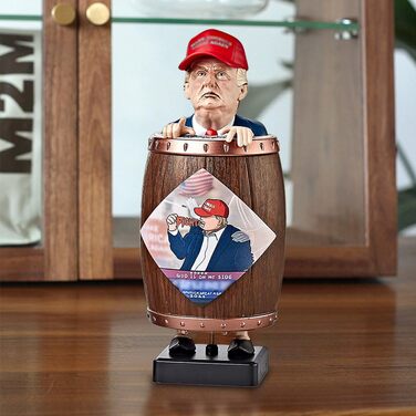 GETBSTOOP Trump Merchandise - Cigarette Dispenser with MAGA Hat, 2024 Donald Trump Santa Cigarette Tip Cases, Funny Trump Gifts, Collectibles, Prank Toys, and Novelty Gag Gift