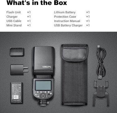 Спалах Godox V860III-C E-TTL II: Швидкий, Потужний, для Canon EOS