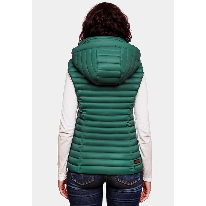 Жіноча перехідна куртка Navahoo Shadaa з капюшоном та стеганою жилеткою, XS-3X (XS, Океанічний зелений)