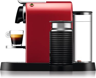 Кавомашина капсульна Nespresso Krups XN7615 Citiz&Milk, 1260 Вт, 1 л, 19 Бар, червона