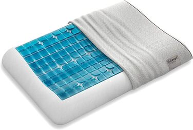 Подушка ортопедична Technogel Original Anatomic, біла, 66x42x7 см, анатомічна, 7 см висота