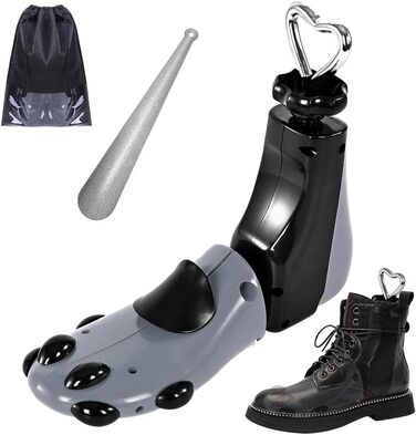 JJDPARTS Shoe Stretcher for Women, Men, Boot Stretcher for Women, Adjustable, Unisex, Wide Feet, Red (Gray (1 Pack of 43-47))