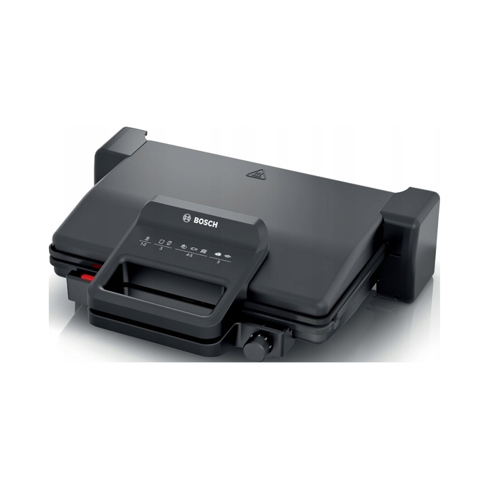 Електричний контактний гриль Bosch TCG3323, чорний, 2000 Вт
