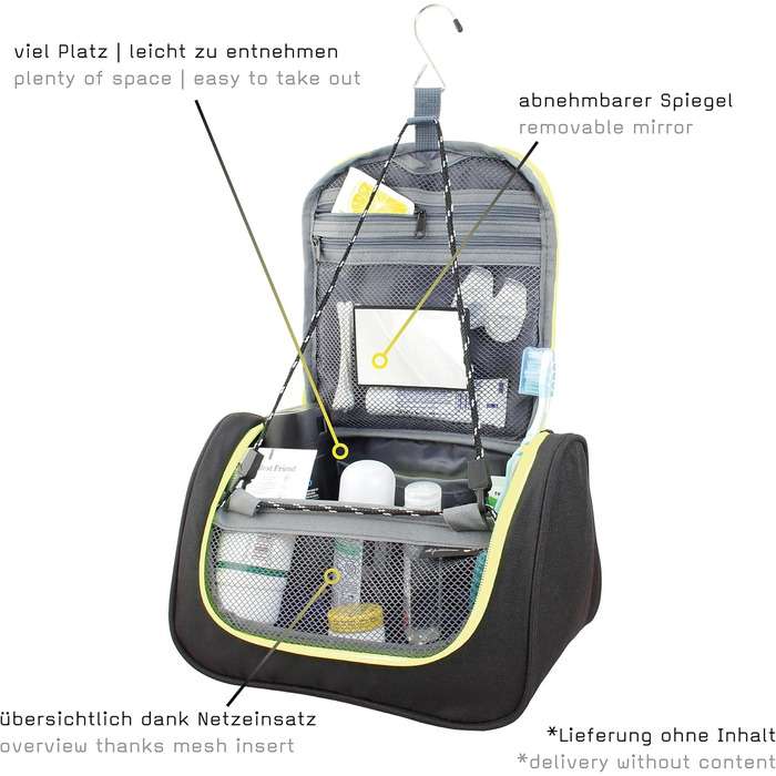 Сумка для ванни Tee-UU Hero | Міцна, з відділеннями, різні кольори (чорний)