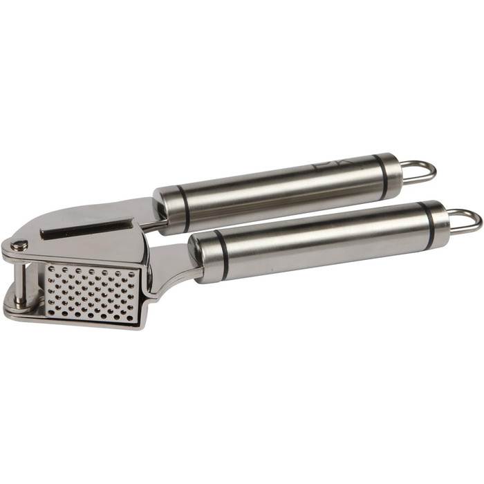 Stainless Steel Garlic Press - Professional Grade - Baby Food Safe - 10 Year Warranty - Precision Kitchenware