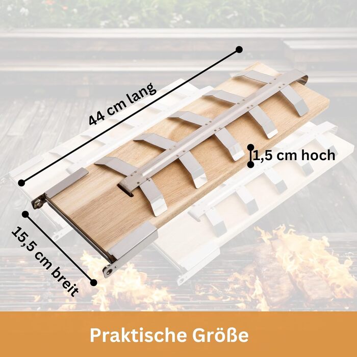 Набір дощок для копчення лосося на відкритому вогні (2 шт.) із кедра з кріпленнями з нержавіючої сталі для вогнищ та грилів