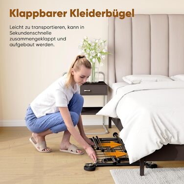 Підвісний стійка для одягу HOKEEPER на колесах, 136 кг, важкий, висувна штанга (S002K)