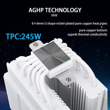 Thermalright Peerless Assassin 120 White ARGB - Кулер для CPU з 6 тепловими трубами та двома вентиляторами 120mm