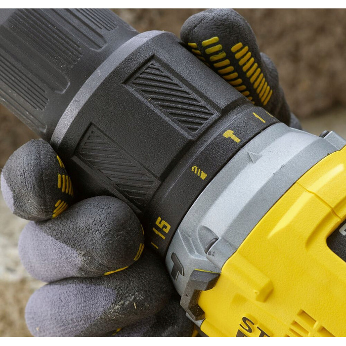 Акумуляторний ударний дриль-шурупокрут Stanley V20 18В (1х2.0Аг) SFMCD715D1K-QW