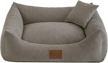 Софа для собак Sun: ліжко, килимок, корзина. 4 кольори, 6 розмірів. Сірий, 80x60 см