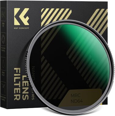 Графільтр K&F Concept Nano-X Serie Slim ND64 (49mm) - 6 ступенів затемнення