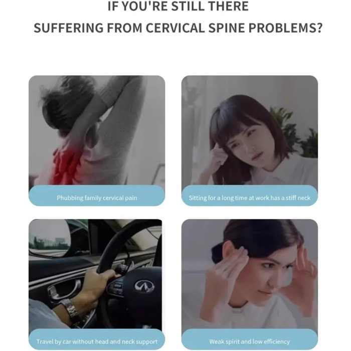 Подушка для шиї у літак, Memory Foam, доросла, регульована, компактна, ергономічна, сіра (блакитна)