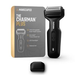 Електричний триммер MANSCAPED® The Chairman™ Plus: 2 змінні насадки, SkinSafe®-фільтр, USB-C зарядка, ніжний до шкіри